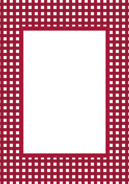Gingham Photo Mount