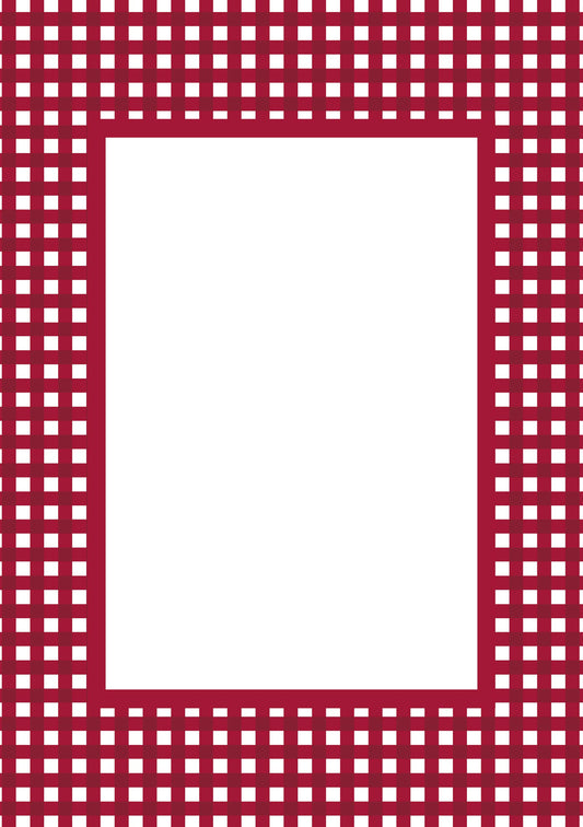 Gingham Photo Mat