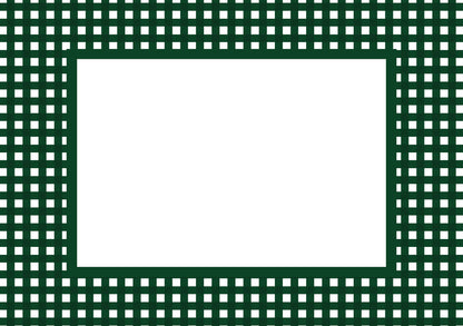 Gingham Photo Mount
