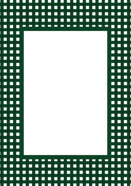 Gingham Photo Mat