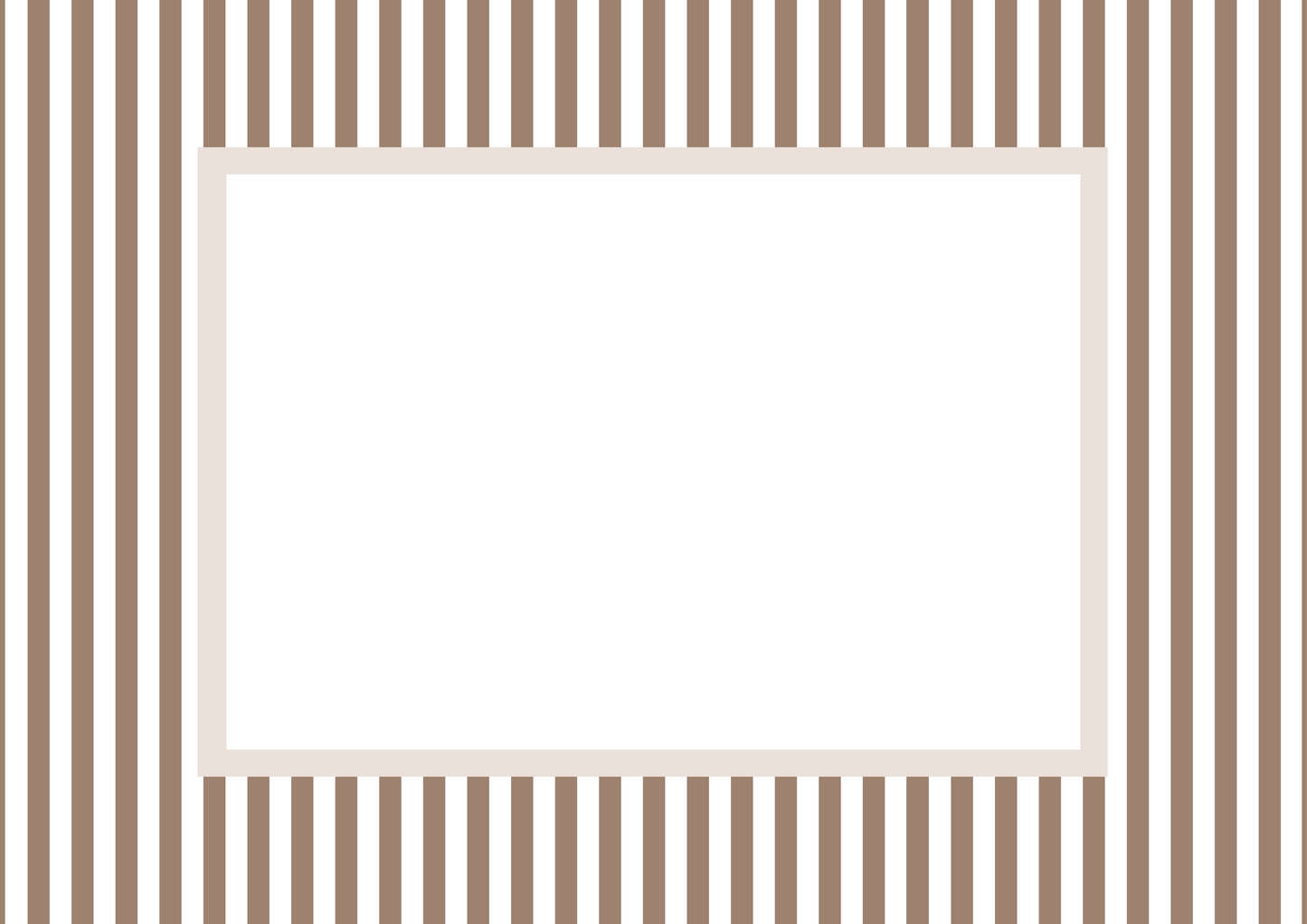 Smallstripes__Brown__Landscape

Brown striped picture frame mat board with traditional vertical lines; ideal for framing woodland-themed art, autumn family photos, or neutral nursery prints — a timeless gift for baby showers, birthdays, or christenings.