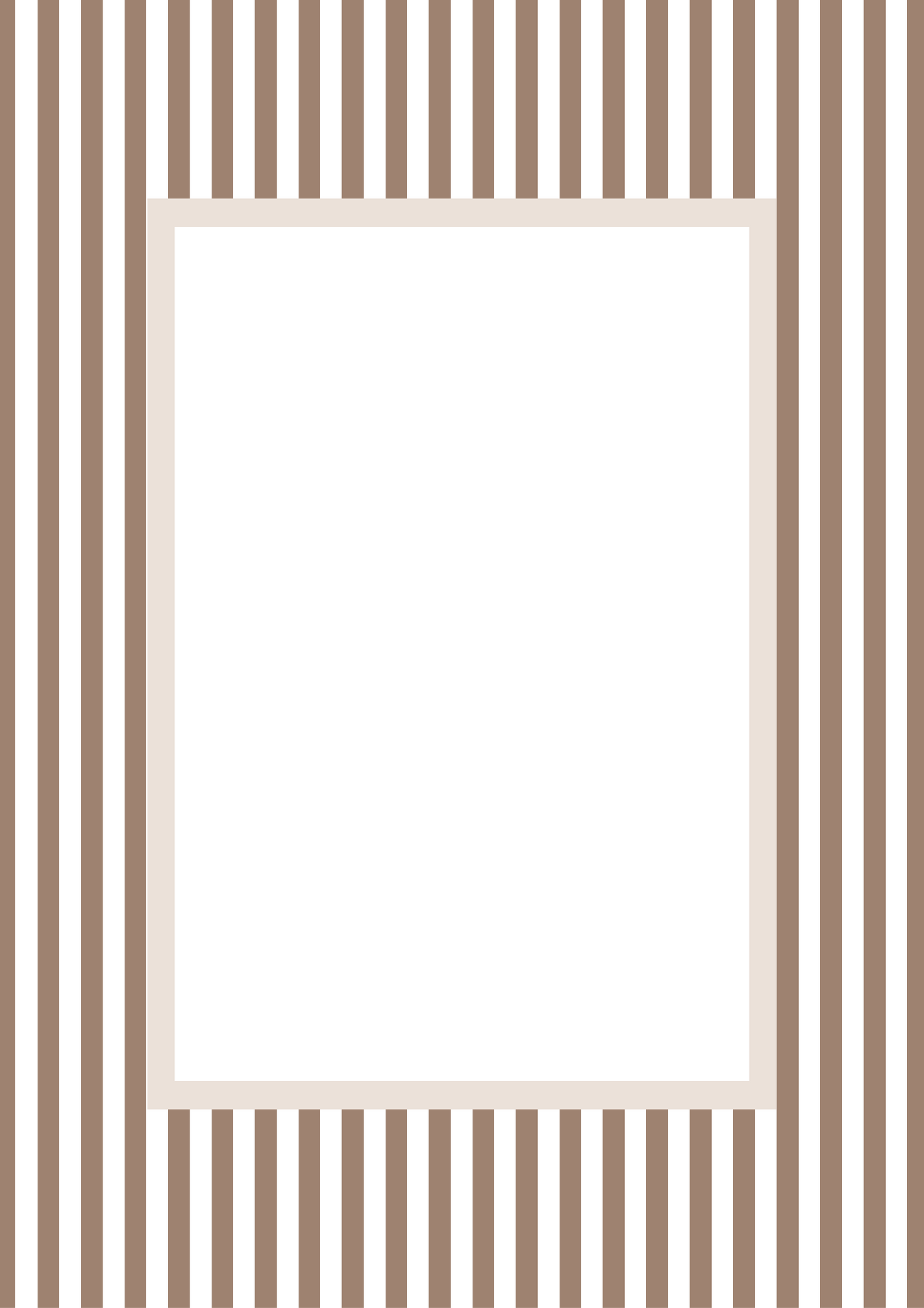 Smallstripes__Brown__Rectangle

Brown striped picture frame mat board with traditional vertical lines; ideal for framing woodland-themed art, autumn family photos, or neutral nursery prints — a timeless gift for baby showers, birthdays, or christenings.
