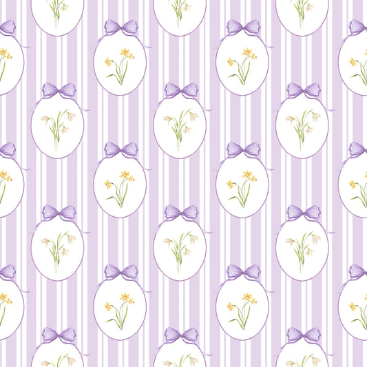 SnowdropsPinstripe__Lilac