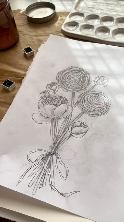 Ranunculus Nursery Art Print